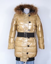 Куртка женская Монклер (Moncler) светло-коричневая