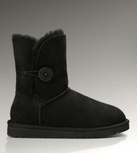 UGG Australia Women's Bailey button, Black 5803