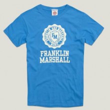 Футболка мужская Franklin Marshall "Franklin Marshall" голубой