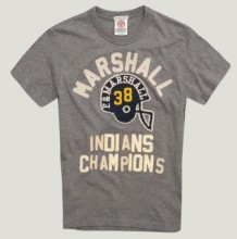Футболка мужская Franklin Marshall "Marshall Indians Champions" серый
